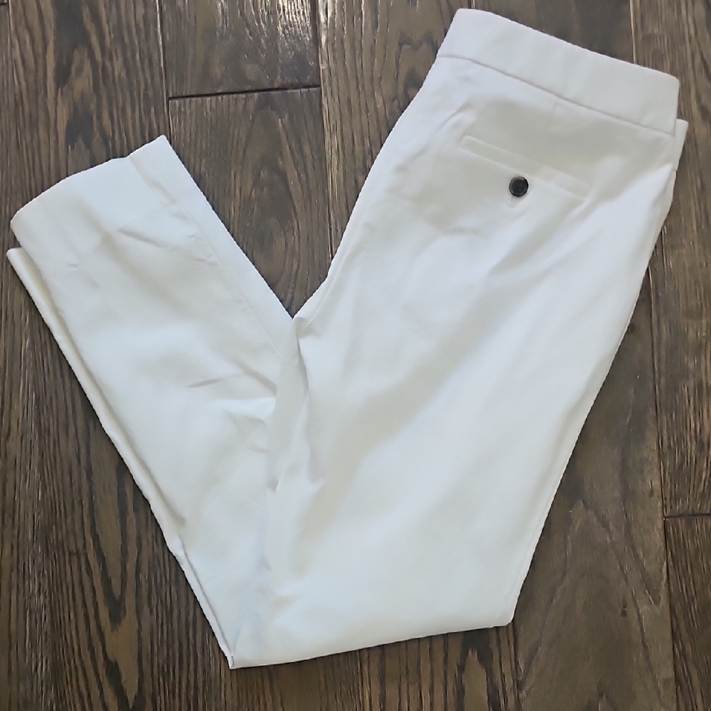 J. Crew Women's White Ankle Pants
